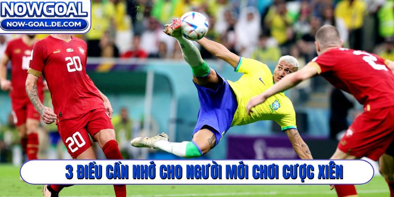 3 điều cần nhớ cho người mới chơi cược xiên