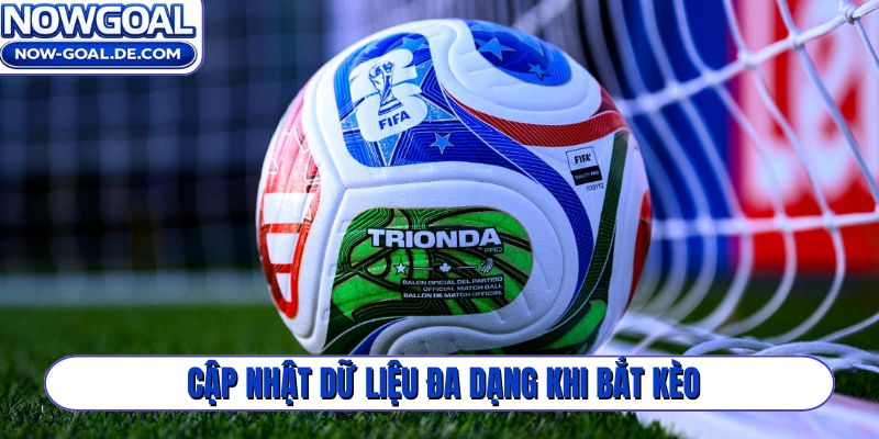 Cập nhật dữ liệu đa dạng khi bắt kèo