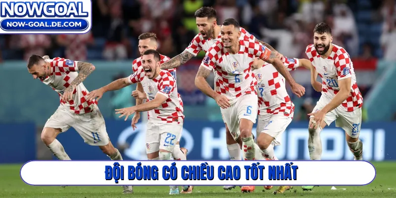 Đội bóng có chiều cao tốt nhất