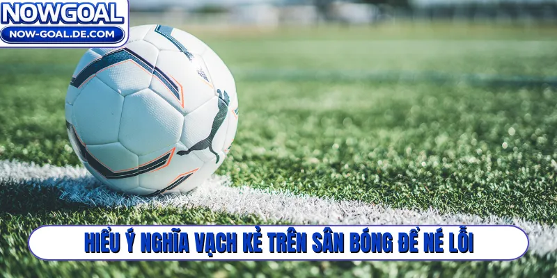 Hiểu ý nghĩa vạch kẻ trên sân bóng để né lỗi