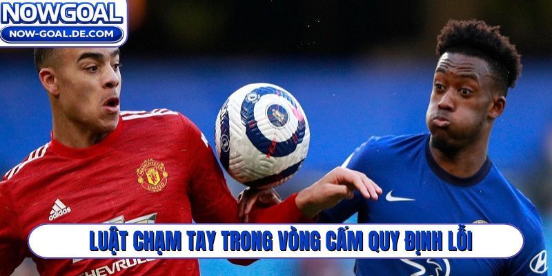 Luật chạm tay trong vòng cấm quy định lỗi hành vi