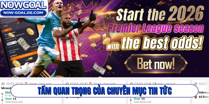 Tầm quan trọng của chuyên mục tin tức