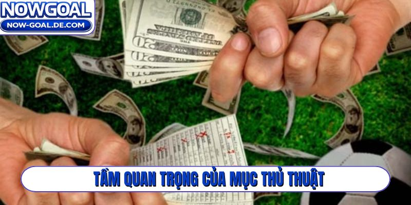 Tầm quan trọng của mục thủ thuật