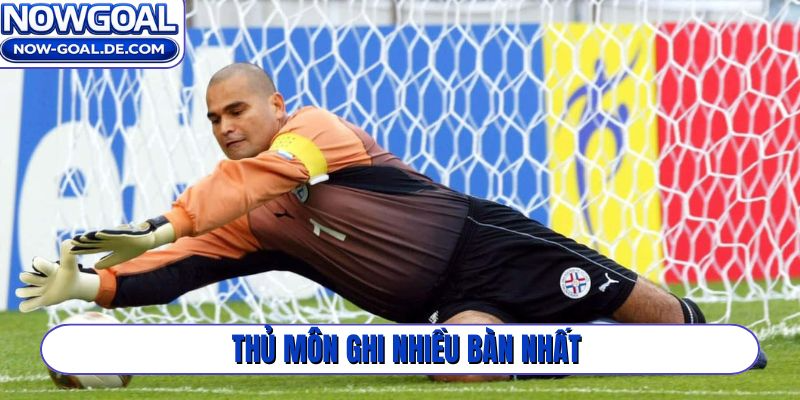 Thủ môn ghi nhiều bàn nhất